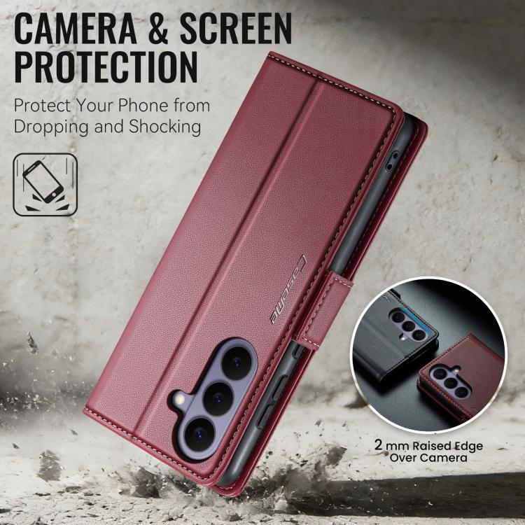 Custodia portafoglio in pelle per Samsung Galaxy S26