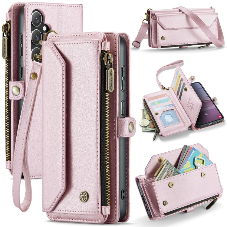 CaseMe C36 custodia portafoglio in pelle per Galaxy S24 FE 5G