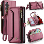 CaseMe C36 custodia portafoglio in pelle per Galaxy S24 FE 5G