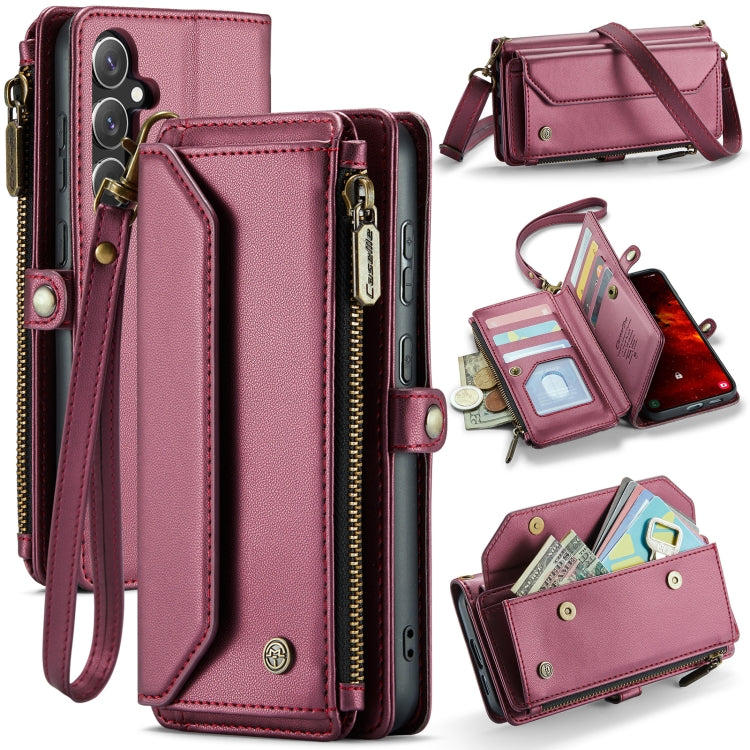 CaseMe C36 custodia portafoglio in pelle per Galaxy S24 FE 5G