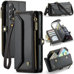 CaseMe C36 custodia portafoglio in pelle per Galaxy S24 FE 5G