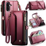 CaseMe C36 custodia portafoglio in pelle per Galaxy S24 FE 5G