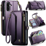 CaseMe C36 custodia portafoglio in pelle per Galaxy S24 FE 5G