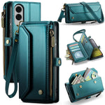 Custodia portafoglio in pelle con RFID per Galaxy Z Fold7