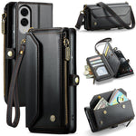 Custodia portafoglio in pelle con RFID per Galaxy Z Fold7