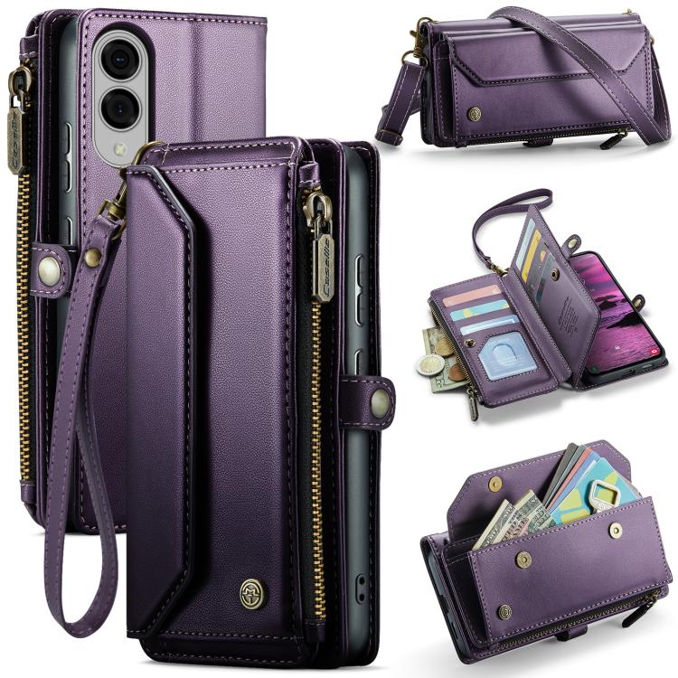 Custodia portafoglio in pelle con RFID per Galaxy Z Fold7
