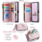 Custodia portafoglio in pelle con RFID per Galaxy Z Fold7