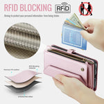 Custodia portafoglio in pelle con RFID per Galaxy Z Fold7