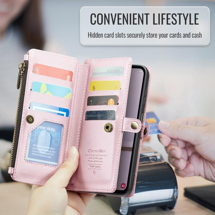 Custodia portafoglio in pelle con RFID per Galaxy Z Fold7