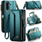 Custodia portafoglio in pelle con RFID per Galaxy Z Fold7
