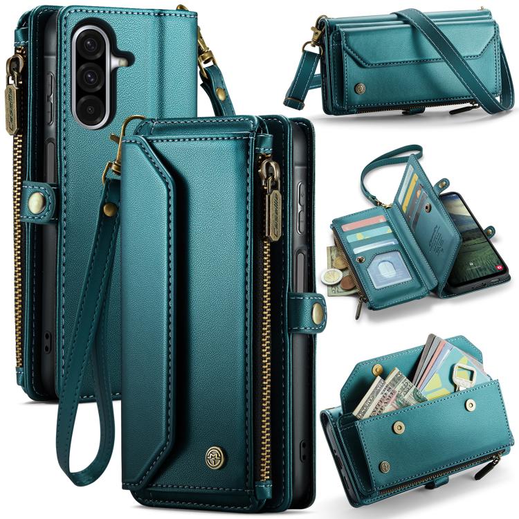 Custodia portafoglio in pelle con RFID per Galaxy Z Fold7