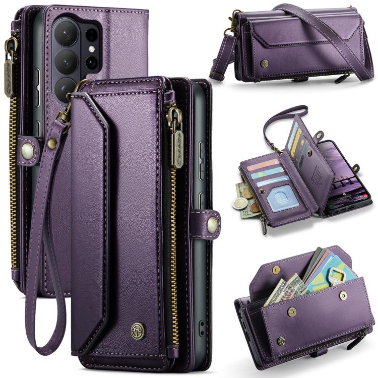 Custodia portafoglio in pelle con RFID per Galaxy Z Fold8 Ultra
