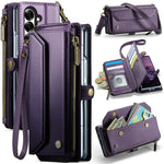 Custodia portafoglio in pelle con RFID per Galaxy Z Fold8 Ultra