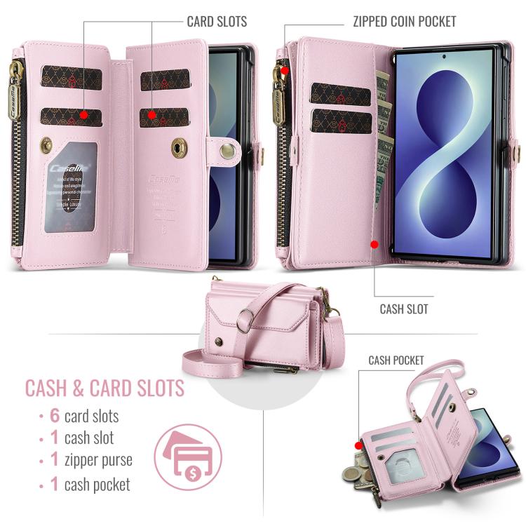 Custodia portafoglio in pelle con RFID per Galaxy Z Fold8 Ultra