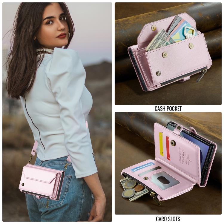 Custodia portafoglio in pelle con RFID per Galaxy Z Fold8 Ultra