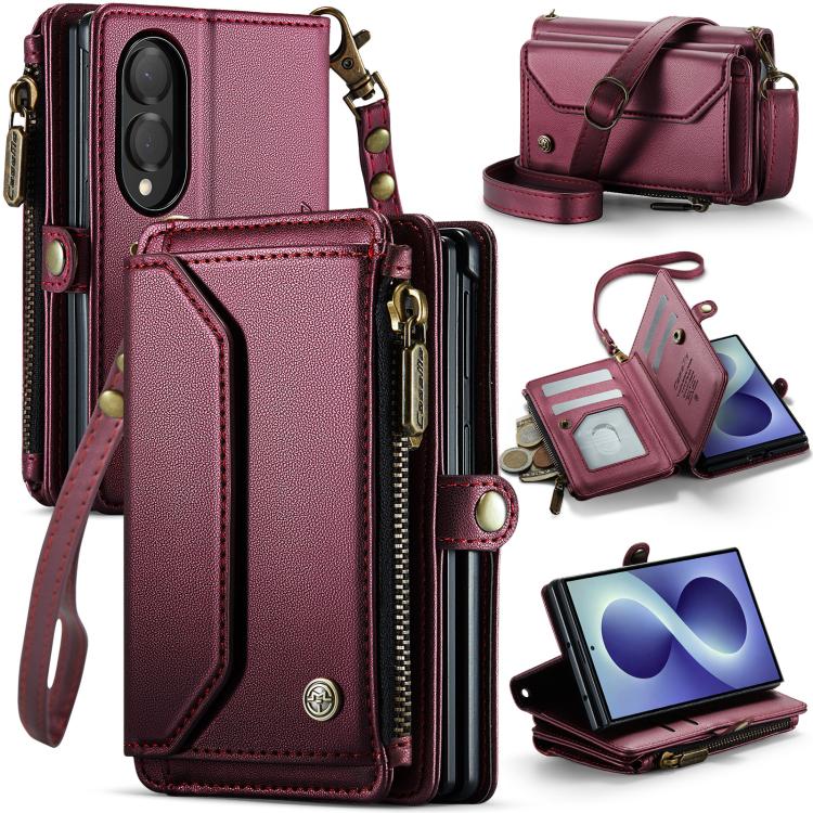Custodia portafoglio in pelle con RFID per Galaxy Z Fold8 Ultra