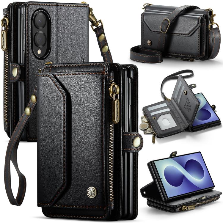 Custodia portafoglio in pelle con RFID per Galaxy Z Fold8 Ultra