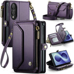 Custodia portafoglio in pelle con RFID per Galaxy Z Fold8 Ultra
