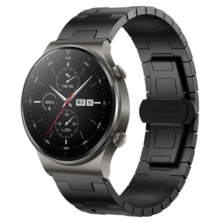 Cinturino in lega di titanio da 22 mm in metallo Nero Per Huawei Watch GT2 Pro