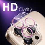 Pellicola protettiva per obiettivo della fotocamera NORTHJO CD Veins 3D in vetro temperato, For iPhone 16 Pro / 16 Pro Max, For iPhone 16 / 16 Plus