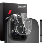 Pellicola protettiva per obiettivo della fotocamera NORTHJO CD Veins 3D in vetro temperato, For iPhone 16 Pro / 16 Pro Max, For iPhone 16 / 16 Plus