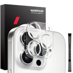 Pellicola protettiva per obiettivo della fotocamera NORTHJO CD Veins 3D in vetro temperato, For iPhone 16 Pro / 16 Pro Max, For iPhone 16 / 16 Plus