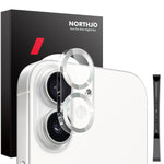 Pellicola protettiva per obiettivo della fotocamera NORTHJO CD Veins 3D in vetro temperato, For iPhone 16 Pro / 16 Pro Max, For iPhone 16 / 16 Plus
