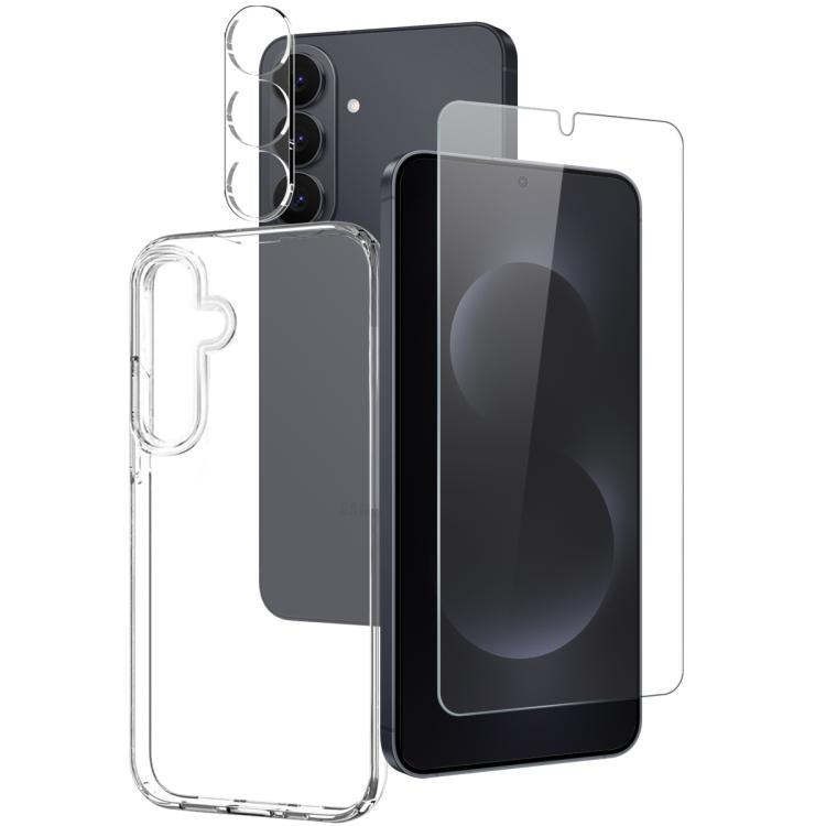 Custodia in TPU NORTHJO con pellicola per schermo e obiettivo, supporta lo sblocco tramite impronta digitale, For Samsung Galaxy S26+ 5G, For Samsung Galaxy S26 Ultra 5G, For Samsung Galaxy S26 5G, For Samsung Galaxy S25 Edge 5G, For Samsung Galaxy S25...
