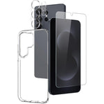 Custodia in TPU NORTHJO con pellicola per schermo e obiettivo, supporta lo sblocco tramite impronta digitale, For Samsung Galaxy S26+ 5G, For Samsung Galaxy S26 Ultra 5G, For Samsung Galaxy S26 5G, For Samsung Galaxy S25 Edge 5G, For Samsung Galaxy S25...