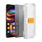 ENKAY Pellicola in vetro temperato anti-sguardo per la privacy, facile da installare, For Samsung Galaxy A36 / 56, For Samsung Galaxy A26, For Samsung Galaxy A16 4G / 5G, For Samsung Galaxy A06 4G, For Samsung Galaxy S24 FE 5G