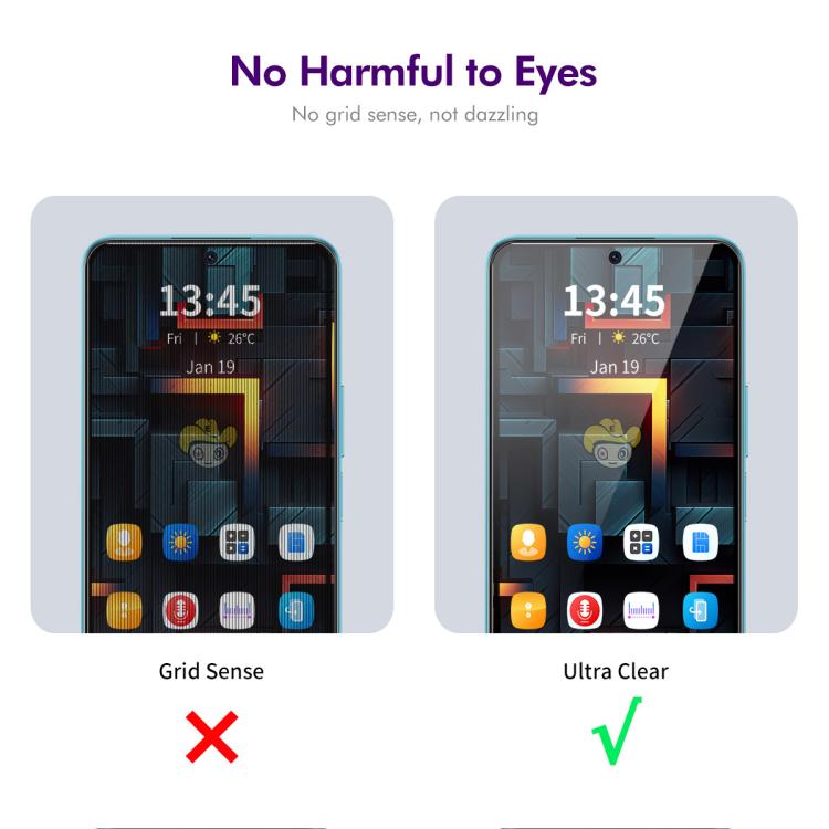 ENKAY Pellicola in vetro temperato anti-sguardo per la privacy, facile da installare, For Samsung Galaxy A36 / 56, For Samsung Galaxy A26, For Samsung Galaxy A16 4G / 5G, For Samsung Galaxy A06 4G, For Samsung Galaxy S24 FE 5G