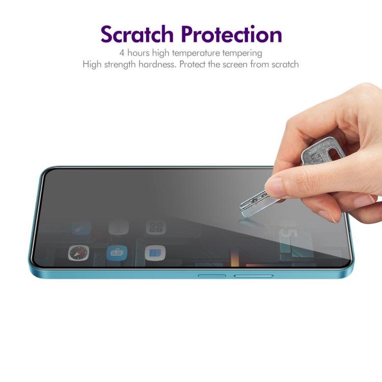 ENKAY Pellicola in vetro temperato anti-sguardo per la privacy, facile da installare, For Samsung Galaxy A36 / 56, For Samsung Galaxy A26, For Samsung Galaxy A16 4G / 5G, For Samsung Galaxy A06 4G, For Samsung Galaxy S24 FE 5G