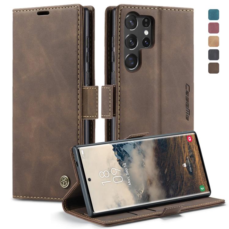 CaseMe 013 Custodia multifunzionale in pelle con flip orizzontale, For Galaxy S25 Ultra 5G, For Galaxy A07 / A06