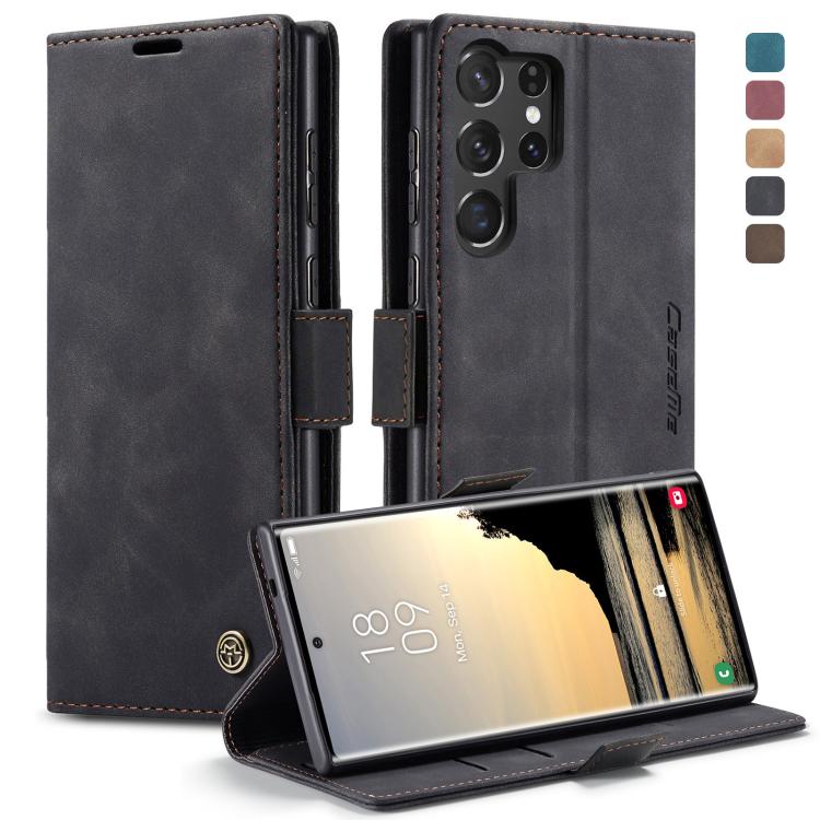 CaseMe 013 Custodia multifunzionale in pelle con flip orizzontale, For Galaxy S25 Ultra 5G, For Galaxy A07 / A06