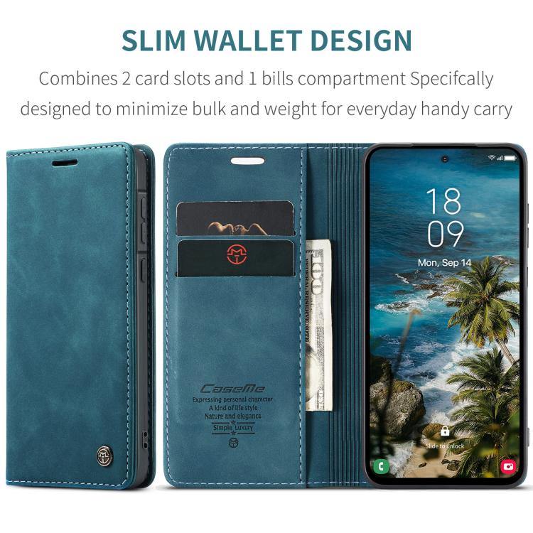 CaseMe 013 Custodia multifunzionale in pelle con flip orizzontale, For Galaxy A57 5G, For Galaxy A37 5G, For Galaxy A27 5G, For Galaxy S25 FE 5G