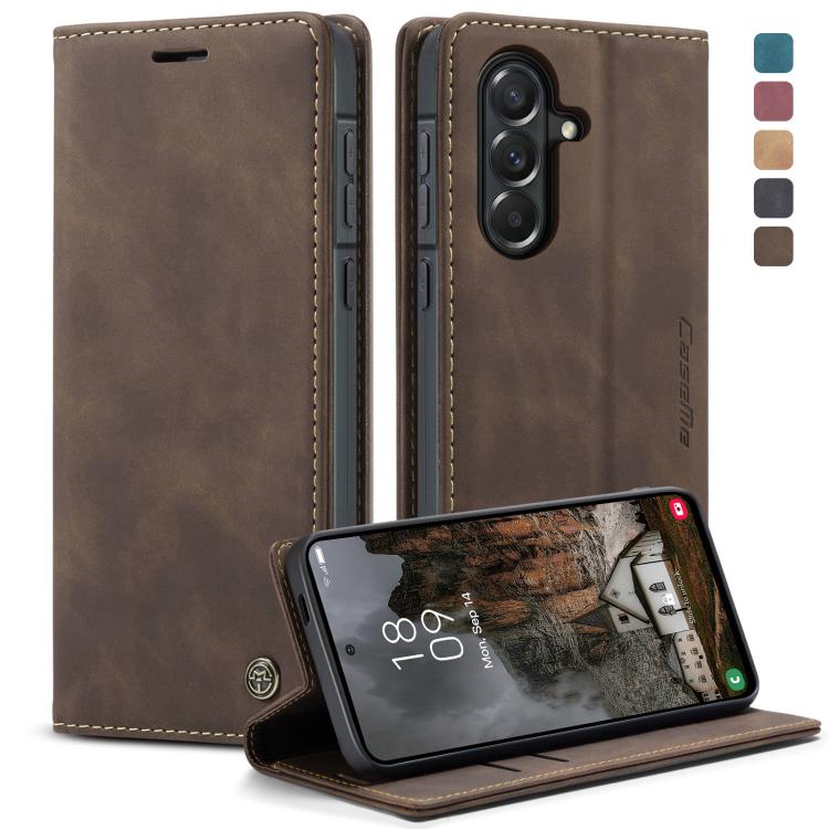 CaseMe 013 Custodia multifunzionale in pelle con flip orizzontale, For Galaxy A57 5G, For Galaxy A37 5G, For Galaxy A27 5G, For Galaxy S25 FE 5G