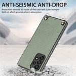 Custodia per telefono con retro in pelle con trama in fibra di carbonio e tracolla, For Samsung Galaxy Note20, For Samsung Galaxy A70 / A70s, For Samsung Galaxy A50 / A50s, For Samsung Galaxy Note10