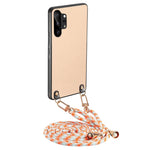 Custodia per telefono con retro in pelle con trama in fibra di carbonio e tracolla, For Samsung Galaxy Note20, For Samsung Galaxy A70 / A70s, For Samsung Galaxy A50 / A50s, For Samsung Galaxy Note10