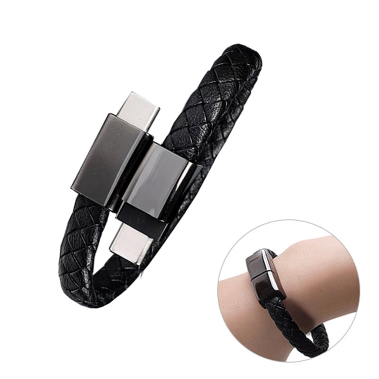 Cavo dati per braccialetto creativo XJ-29 3A USB-C / Type-C a Type-C, 20cm C to C, 22.5cm C to C