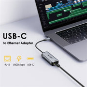 Convertitore di rete cablato WAVLINK NWU340G 5Gbps Adattatore Gigabit Ethernet USB-C a RJ45