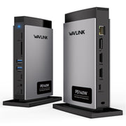 WAVLINK WL-UMD26 11 in 1 140W PD 3.1 USB-C 8K Displayport Stazione di ricarica