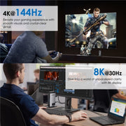 WAVLINK WL-UMD26 11 in 1 140W PD 3.1 USB-C 8K Displayport Stazione di ricarica