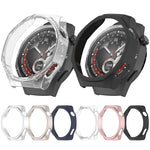 Custodia protettiva per orologio cavo in PC a mezza copertura, For Huawei Watch GT 5 Pro 46mm