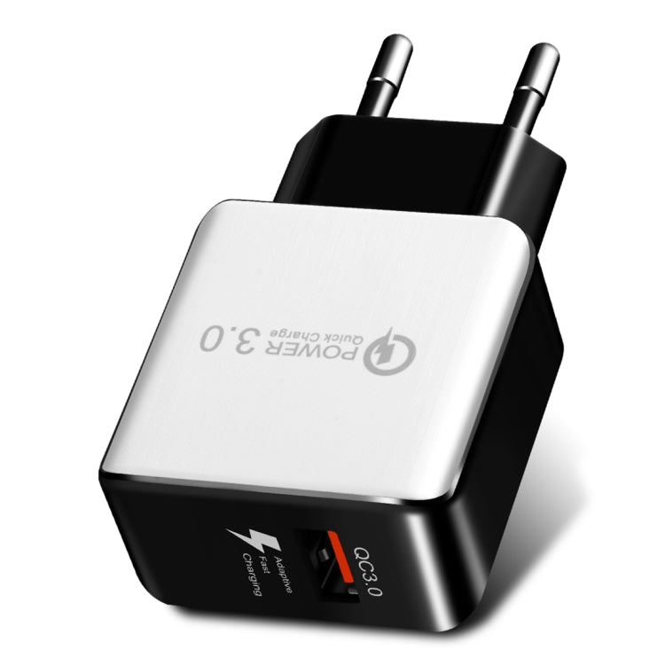 Caricabatterie rapido USB QC 3.0 con spina europea