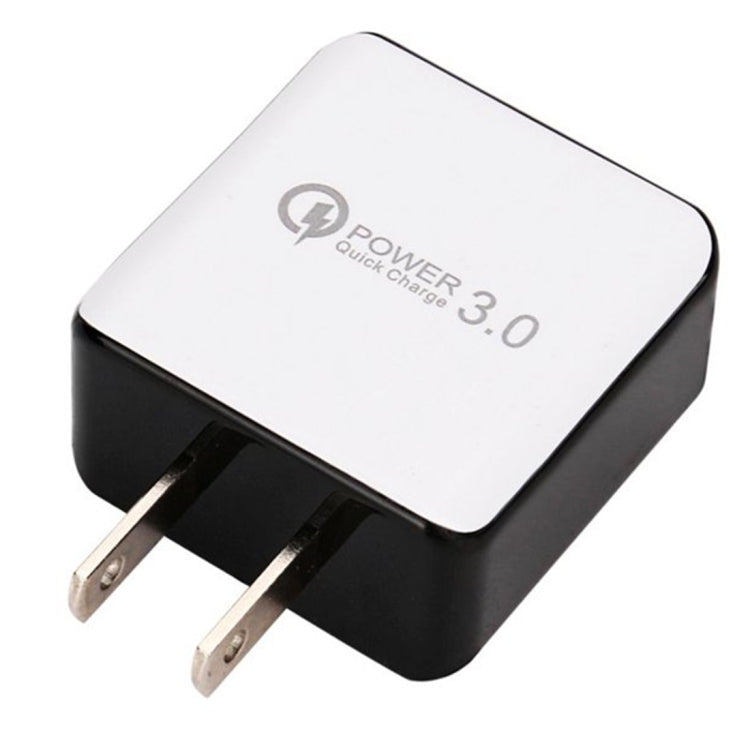 Caricabatterie rapido USB QC 3.0 con spina americana