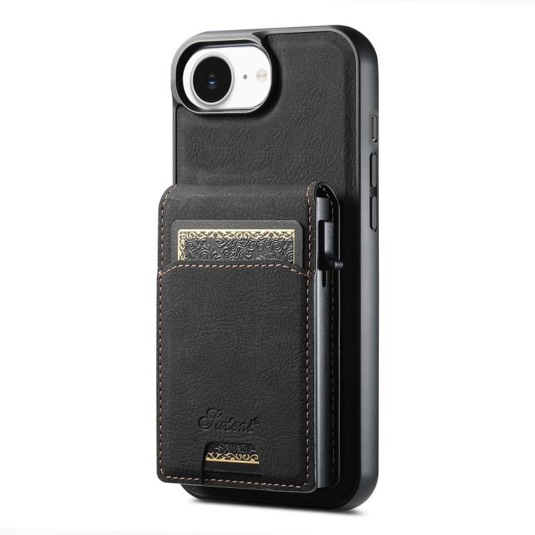 Custodia per telefono con retro rimovibile MagSafe 2 in 1 Suteni H19 Litchi Grain, For iPhone 12 Pro, For iPhone 17e / 16e