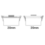 1 paio di connettori per cinturino in metallo per orologio in acciaio inossidabile 316 da 20 mm, For Xiaomi Smart Band 9 Pro