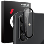 Pellicola protettiva per obiettivo della fotocamera NORTHJO con anello in metallo e vetro temperato, For Samsung Galaxy A56 5G, For Samsung Galaxy A26 5G, For Samsung Galaxy A36 5G