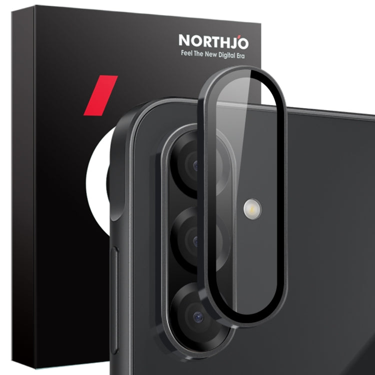 Pellicola protettiva per obiettivo della fotocamera NORTHJO con anello in metallo e vetro temperato, For Samsung Galaxy A56 5G, For Samsung Galaxy A26 5G, For Samsung Galaxy A36 5G