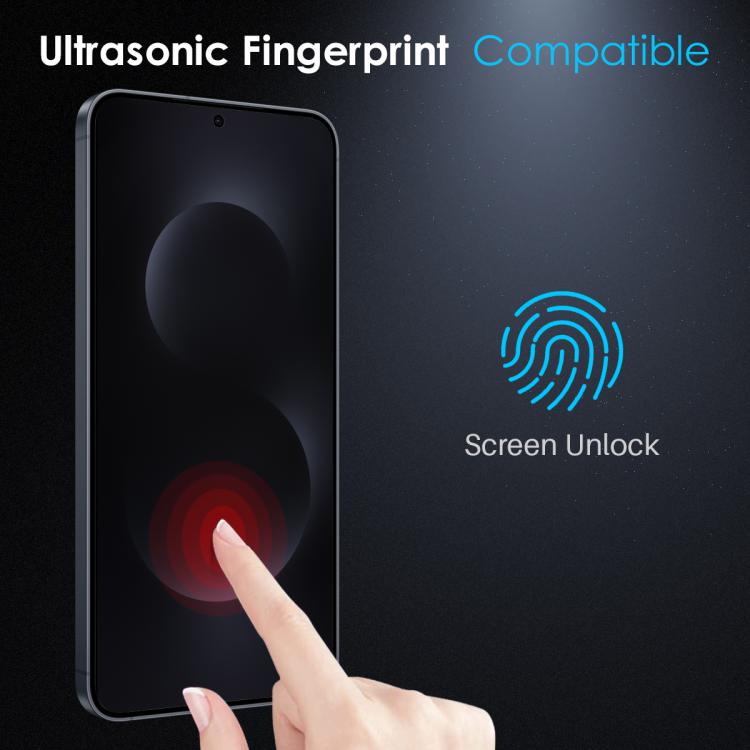 Pellicola protettiva per schermo NORTHJO A++ Privacy in vetro di alluminio-silicio ad alta resistenza, supporta lo sblocco tramite impronta digitale, For Samsung Galaxy S26+ 5G, For Samsung Galaxy S26 Ultra 5G, For Samsung Galaxy S26 5G                ...